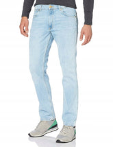 Wrangler Greensboro Męskie Spodnie Jeansowe Morning Light W15QBG76N 112126861